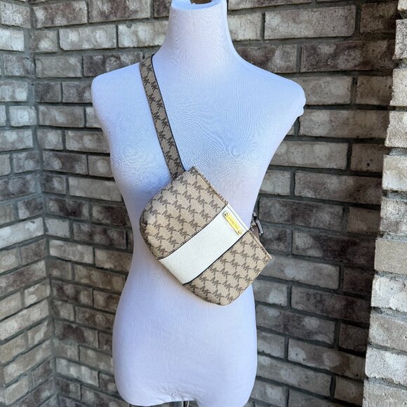 MICHAEL Michael Kors Handbags - NWT MICHAEL MICHAEL KORS MONOGRAM BELT CROSSBODY BAG LG/XL NEW